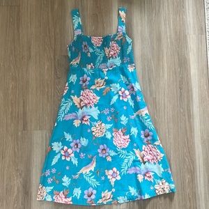Liberty House Young Hawaii Vintage resort style floral colorful dress